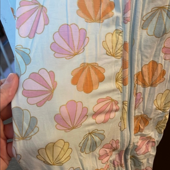 Posh Peanut Blue and Pink Footies Pajamas with Snug Fit - Picture 3 of 6